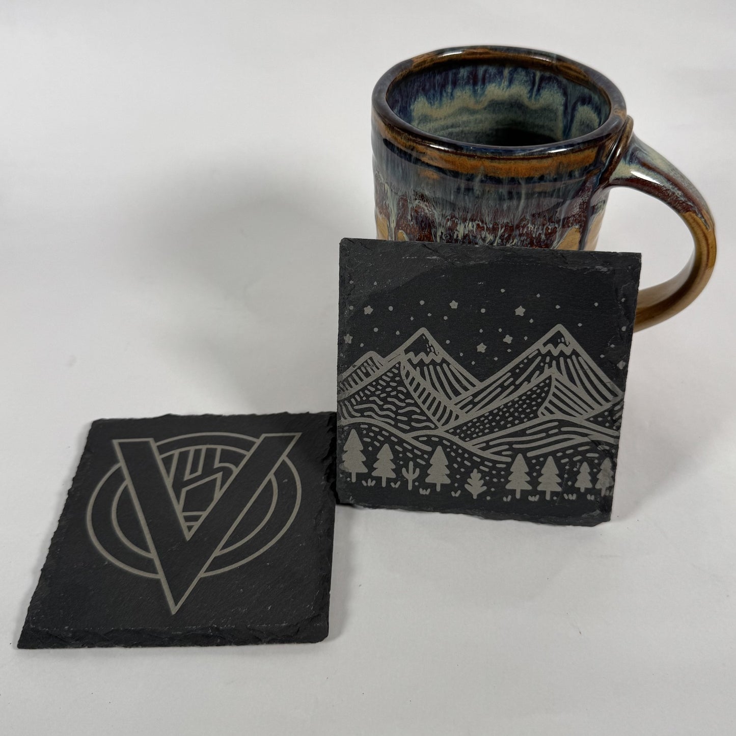 Rustic Slate Coasters – Your Design, Your Story